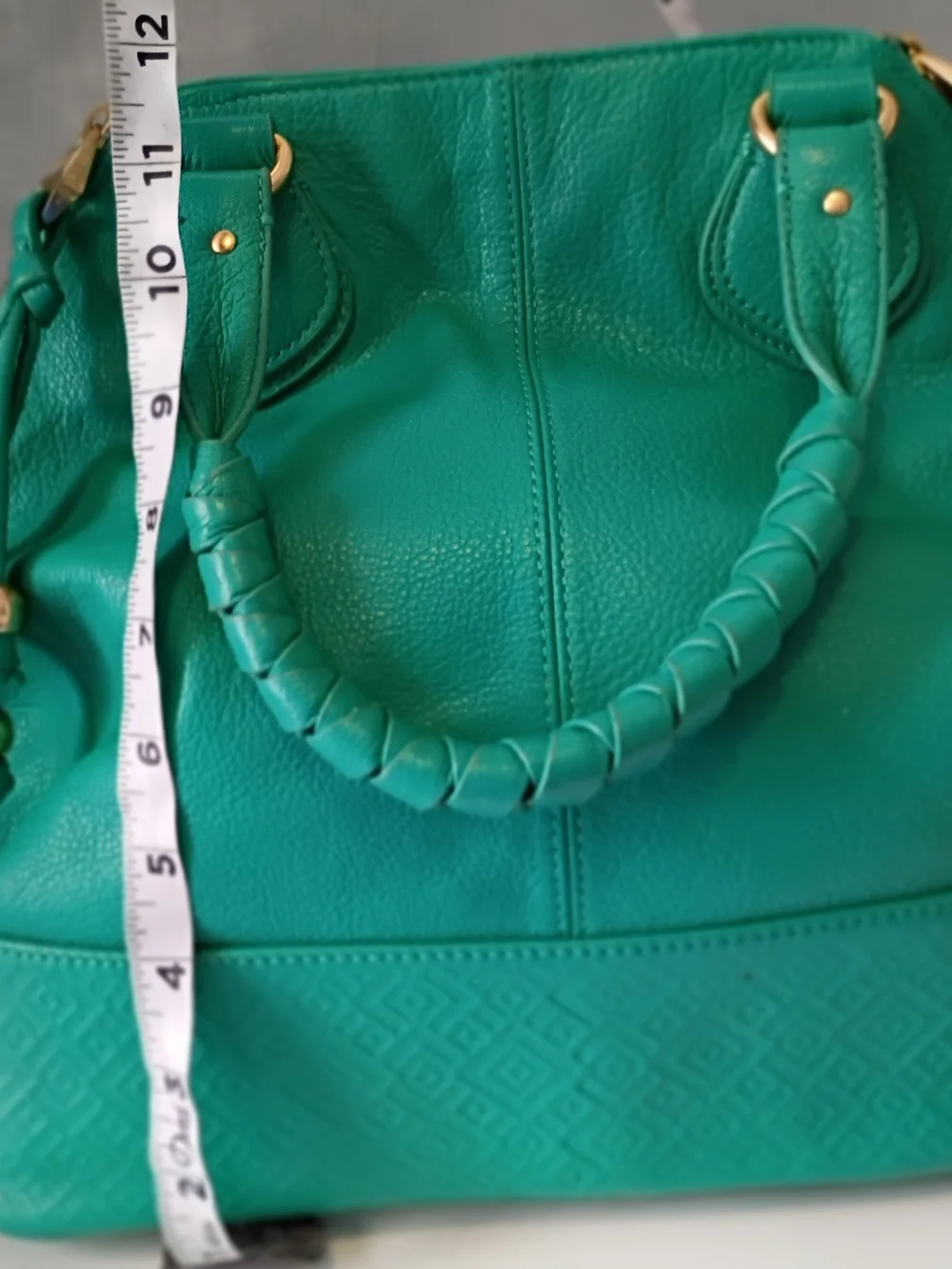 Stones & ActTeal Women's Leather Tote Bag - Classic Structured Carryall